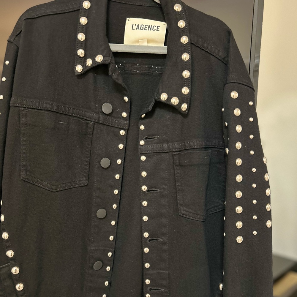 Latency black denim